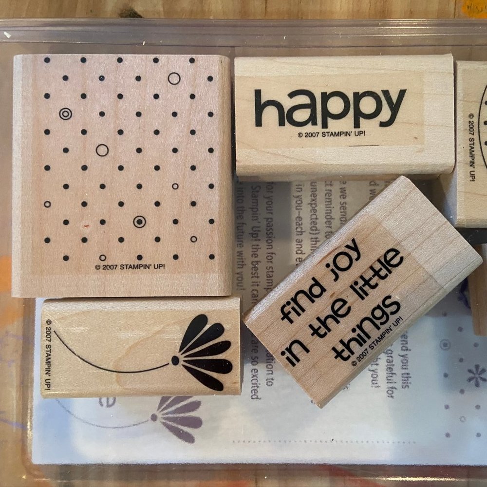 Stampin' Up Polka Dots and Paisley Set Stampin Up